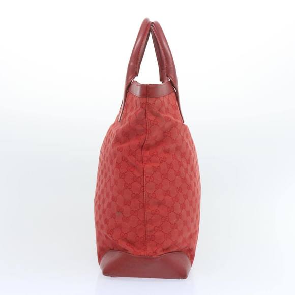 GUCCI GG Canvas Hand Bag Red 002 1093 Auth bs12270 - Picture 5 of 16